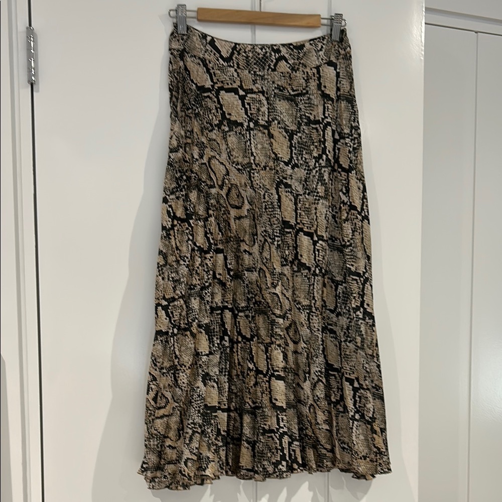 Snake Print Women's Skirt